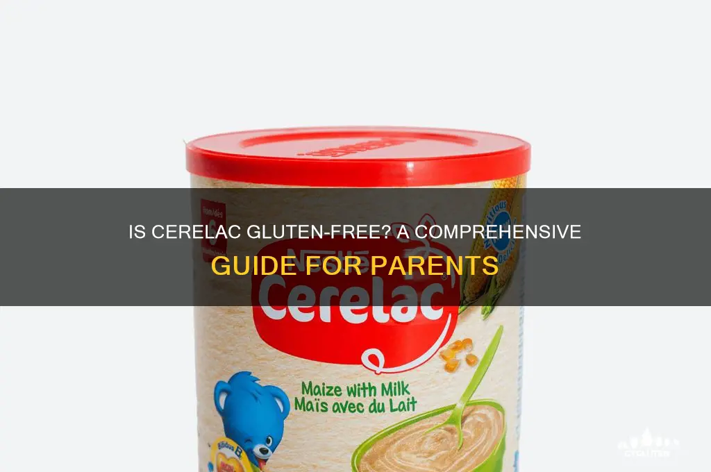 is cerelac gluten free