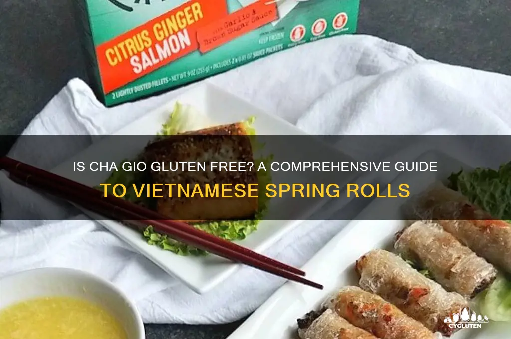 is cha gio gluten free