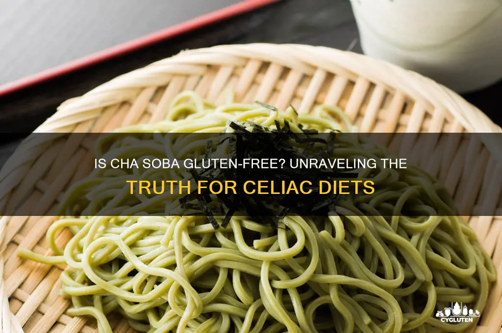 is cha soba gluten free