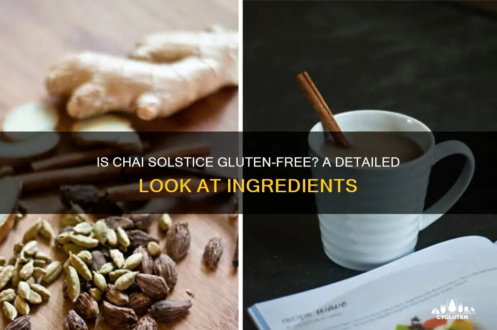 is chai solstice gluten free