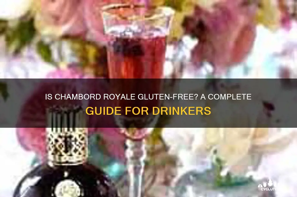 is chambord royale gluten free