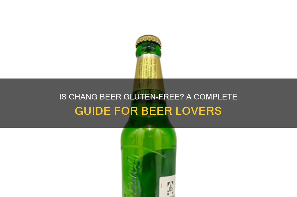 is chang beer gluten free