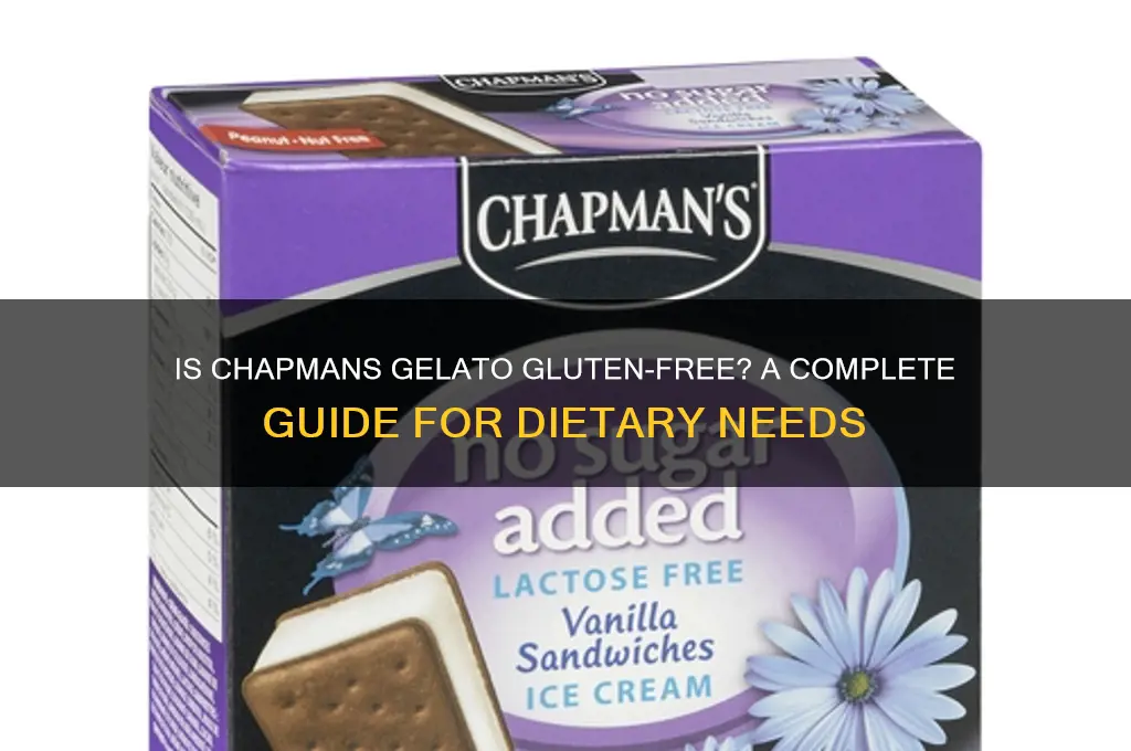 is chapmans gelato gluten free