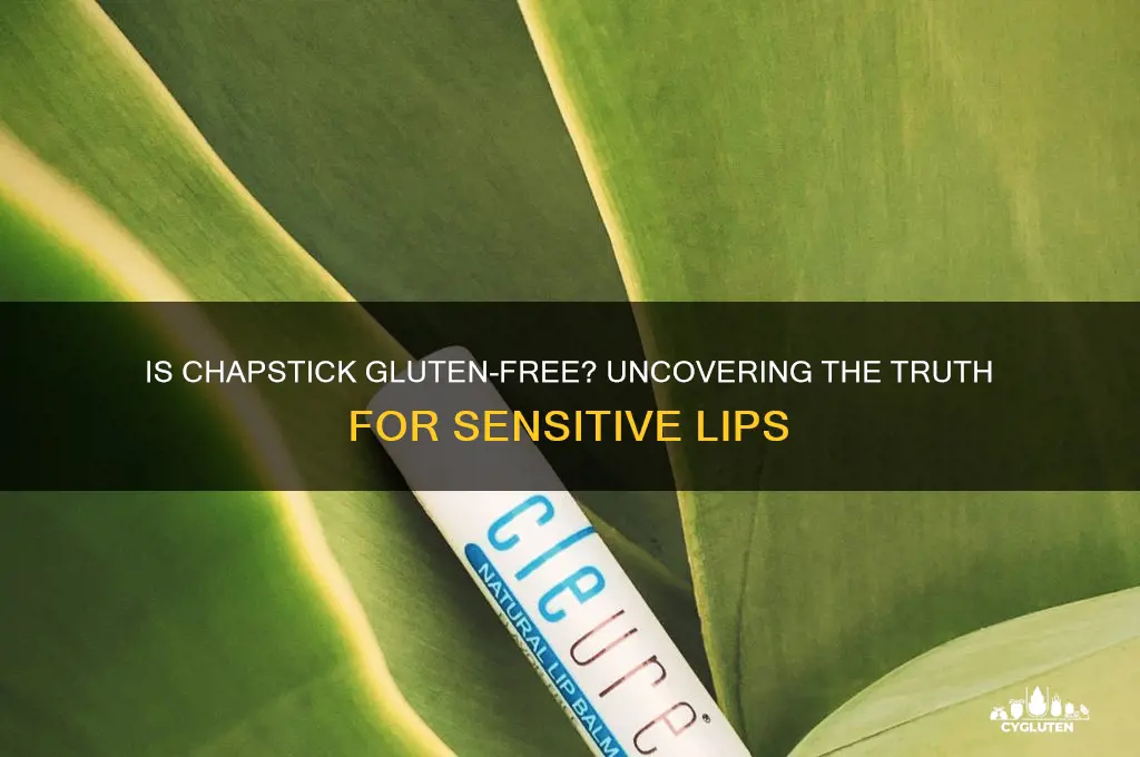is chapstick gluten-free