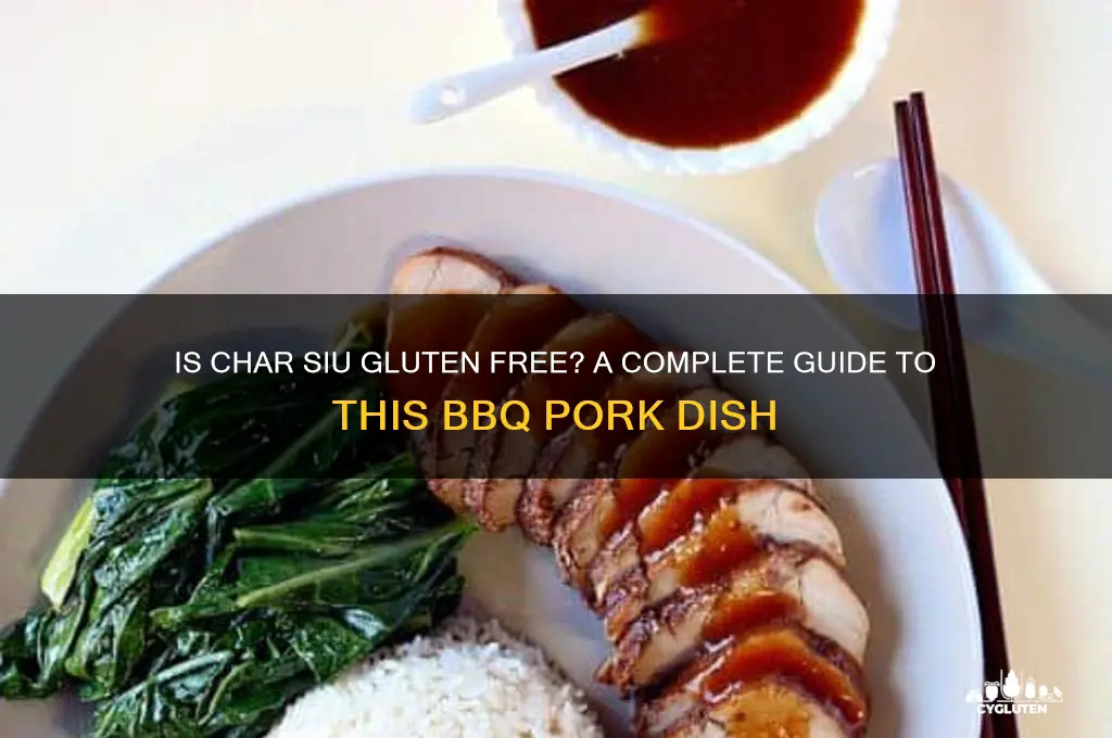 is char siu gluten free
