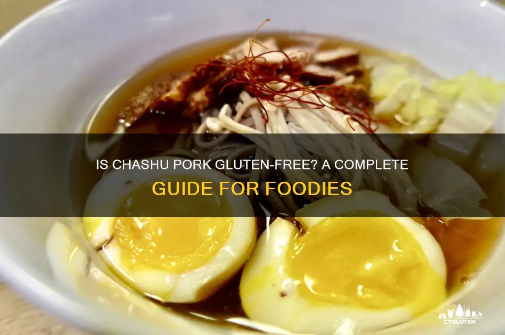 is chashu pork gluten free