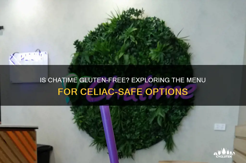 is chatime gluten free