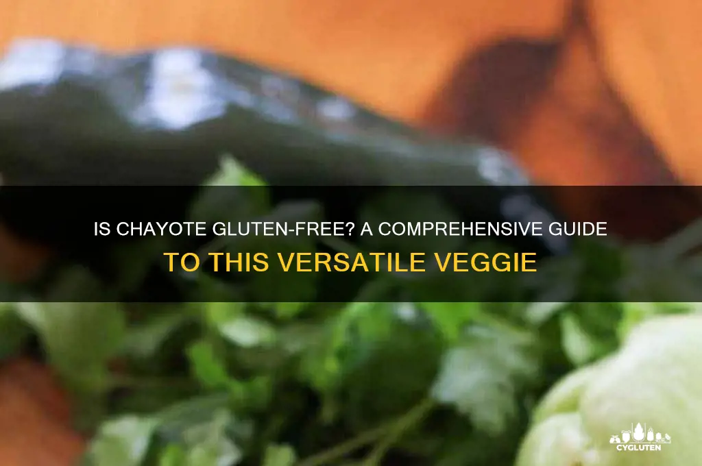 is chayote gluten free