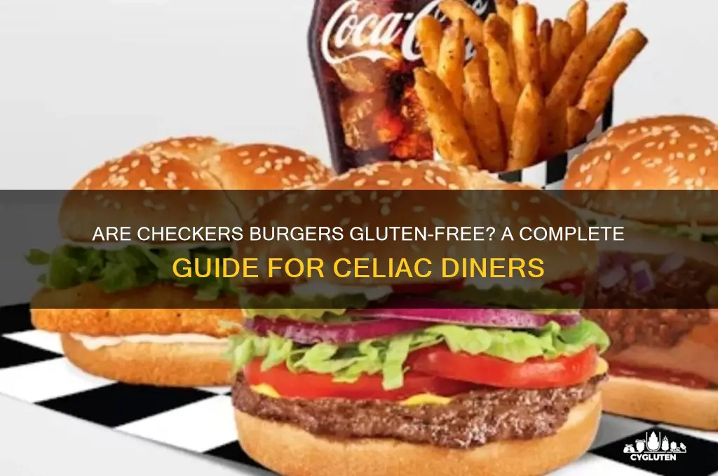 is checkers burgers gluten free