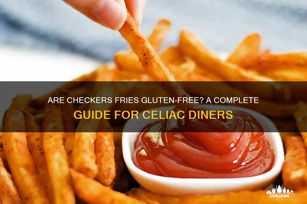 is checkers fries gluten free