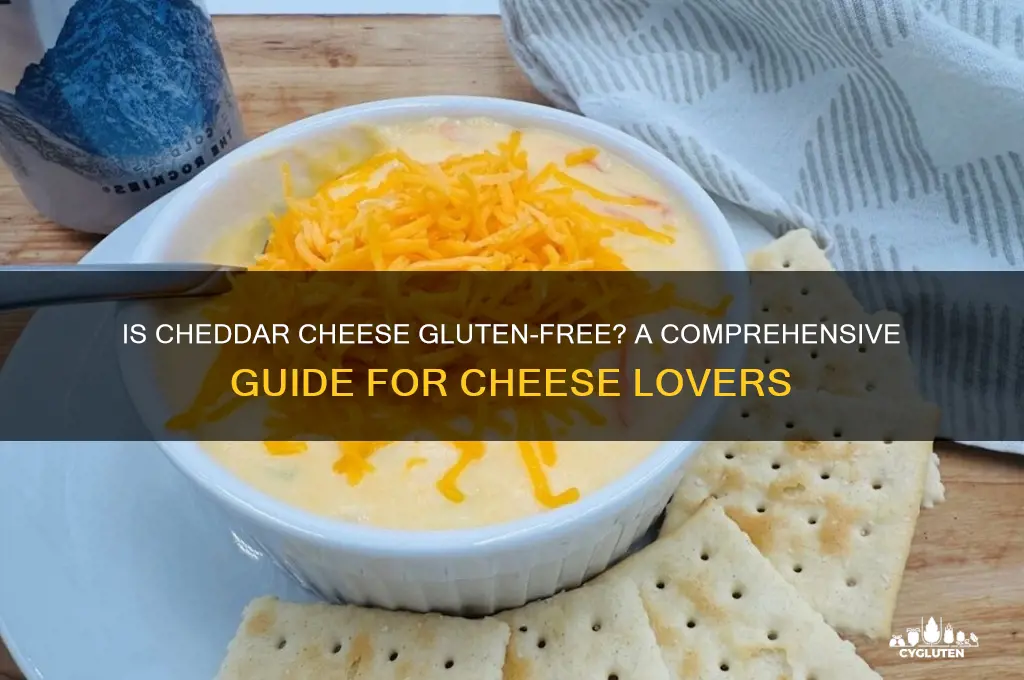 is cheddar gluten free