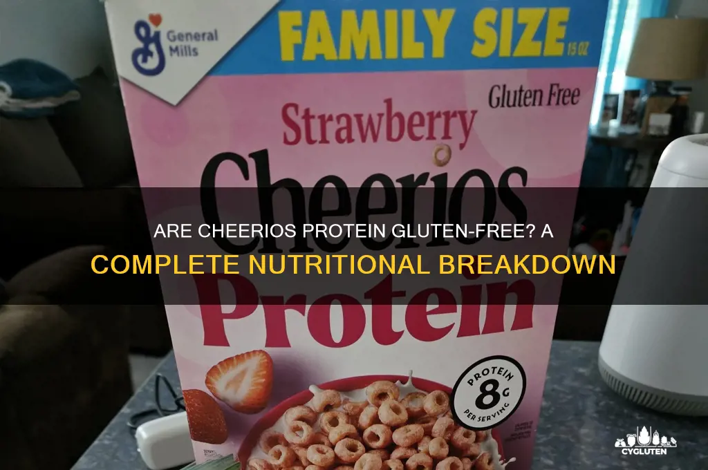 is cheerios protein gluten free