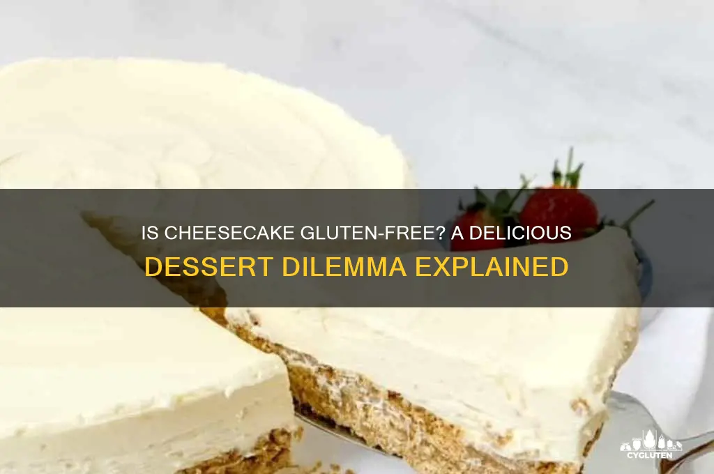 is cheescake gluten free
