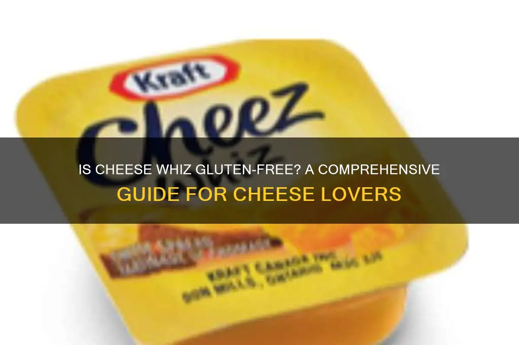 is cheese whiz gluten-free