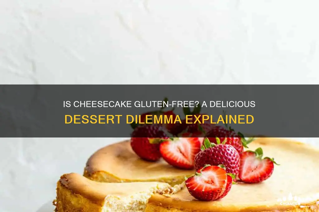 is cheesecake gluten free