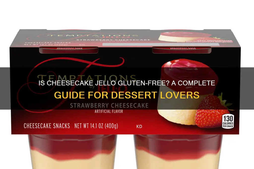 is cheesecake jello gluten free