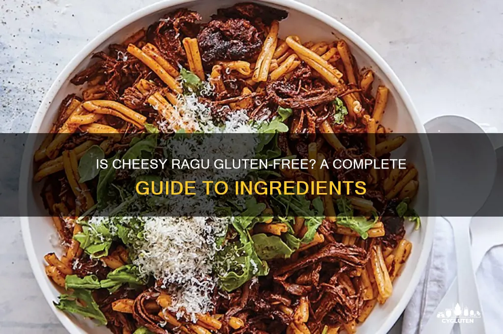 is cheesy ragu gluten free