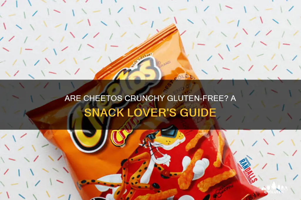 is cheetos crunchy gluten free