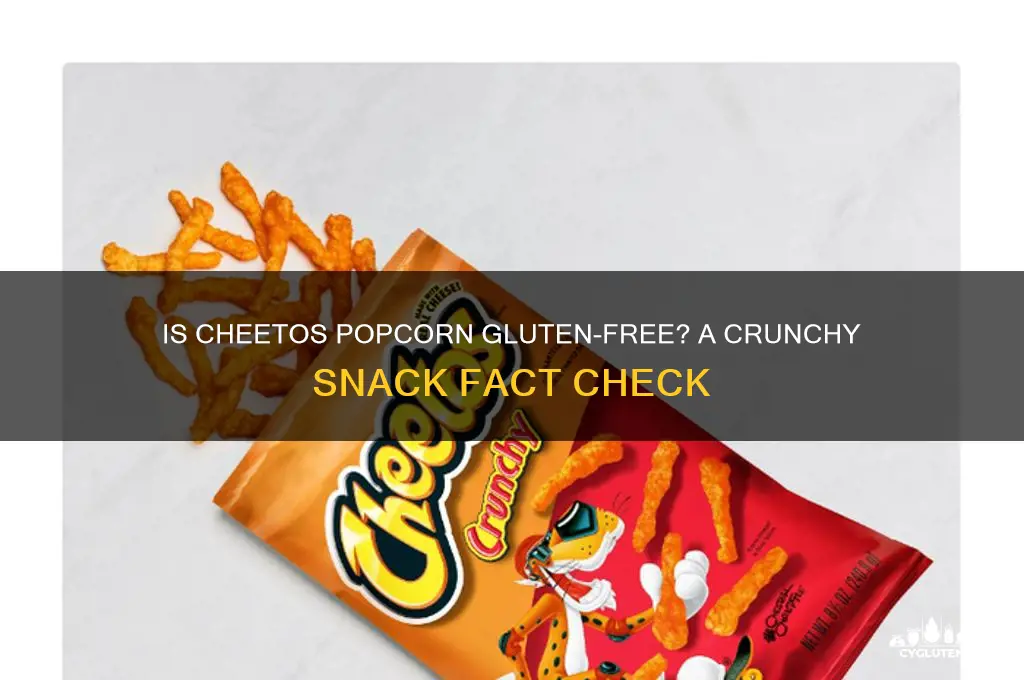 is cheetos popcorn gluten free