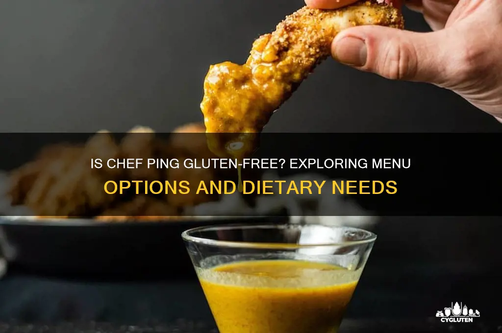 is chef ping gluten free