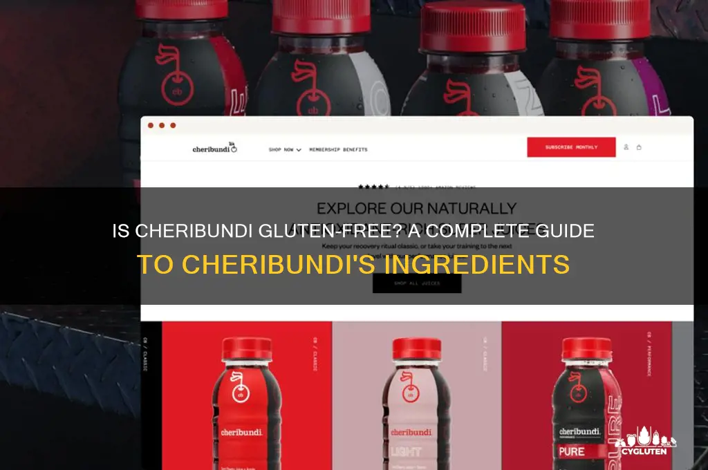 is cheribundi gluten free