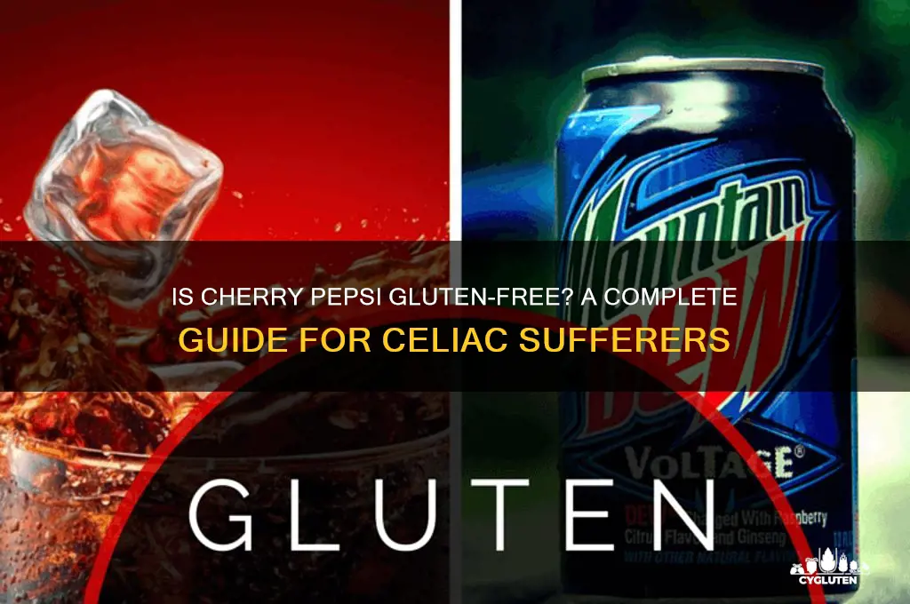 is cherry pepsi gluten free