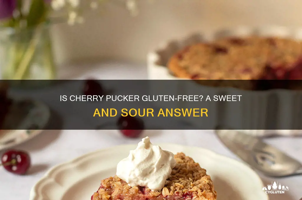 is cherry pucker gluten free