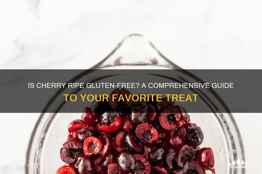 is cherry ripe gluten free