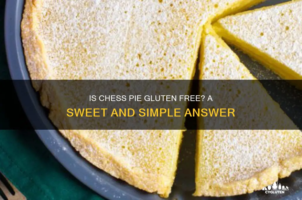 is chess pie gluten free