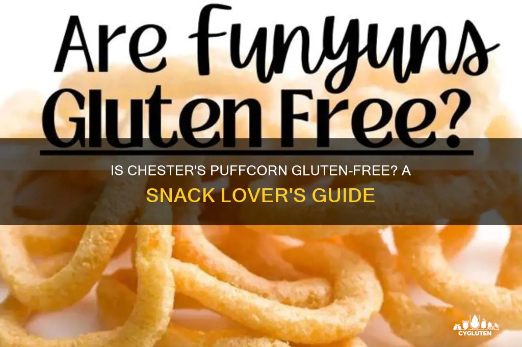 is chester puffcorn gluten free