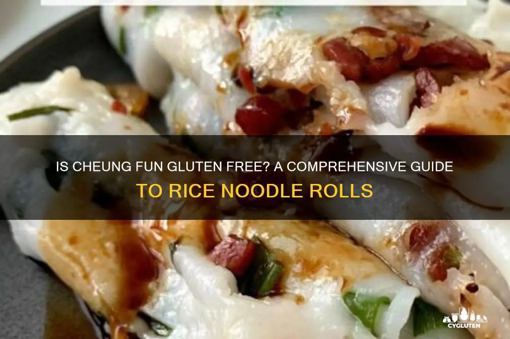 is cheung fun gluten free
