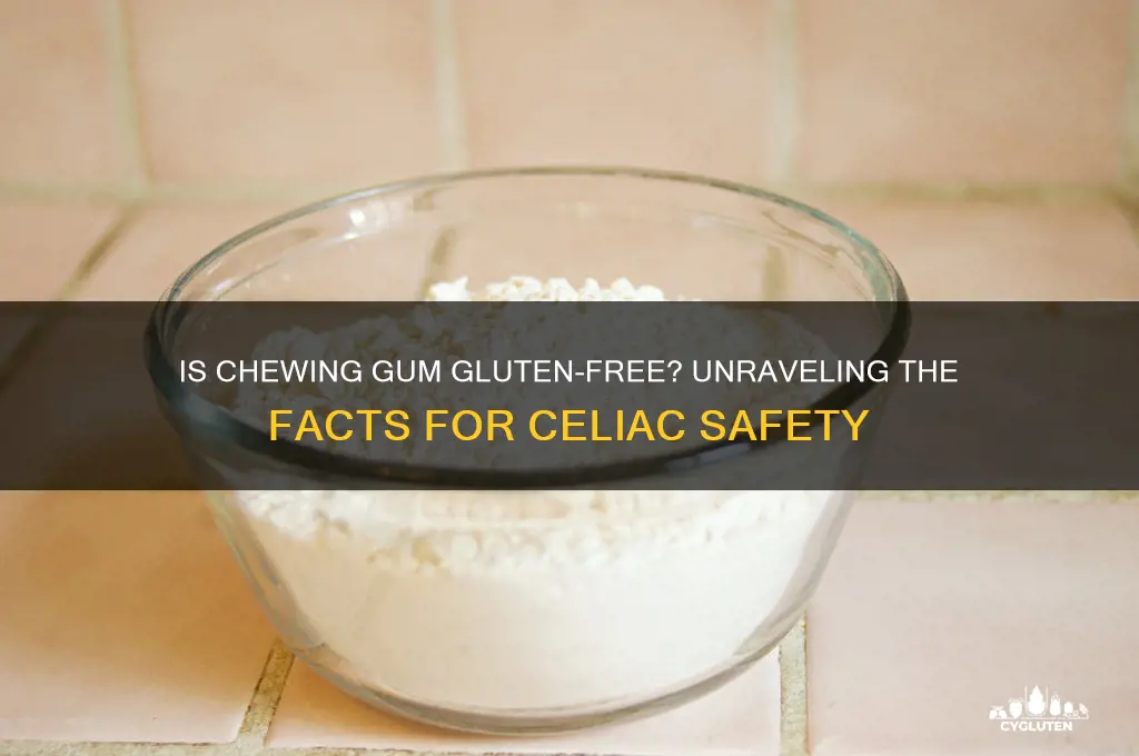 is chewing gum gluten free