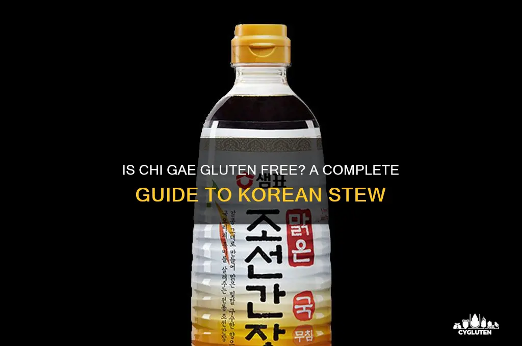 is chi gae gluten free