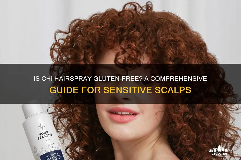 is chi hairspray gluten free
