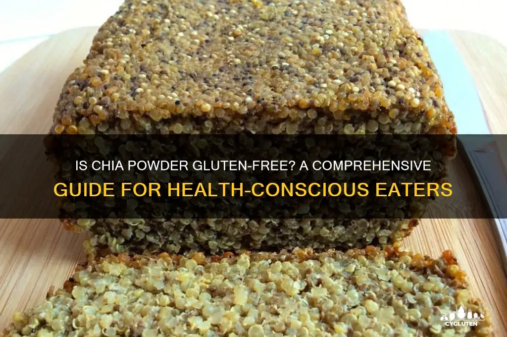 is chia powder gluten free