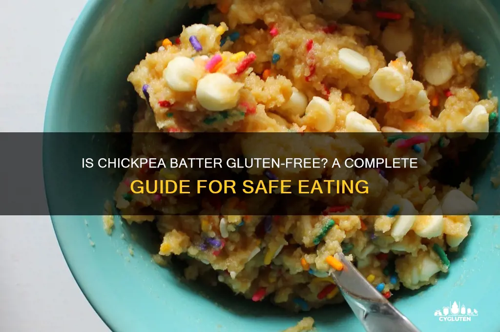 is chickpea batter gluten fre