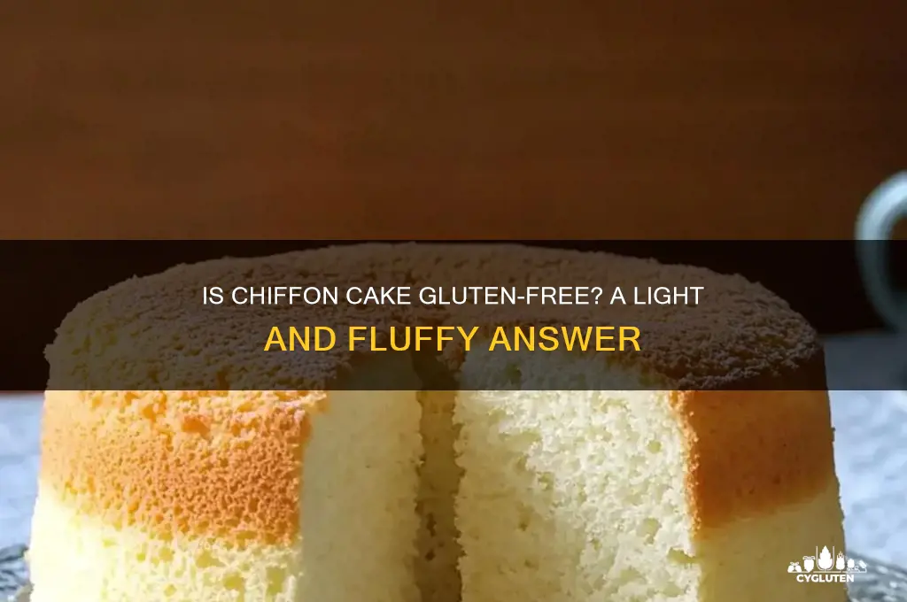 is chiffon cake gluten free