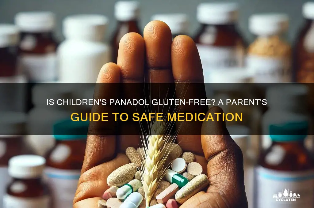 is childrens panadol gluten free