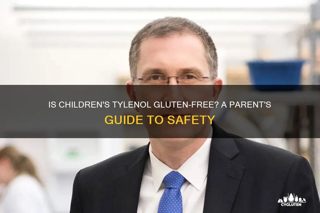 is childrens tylenol gluten free