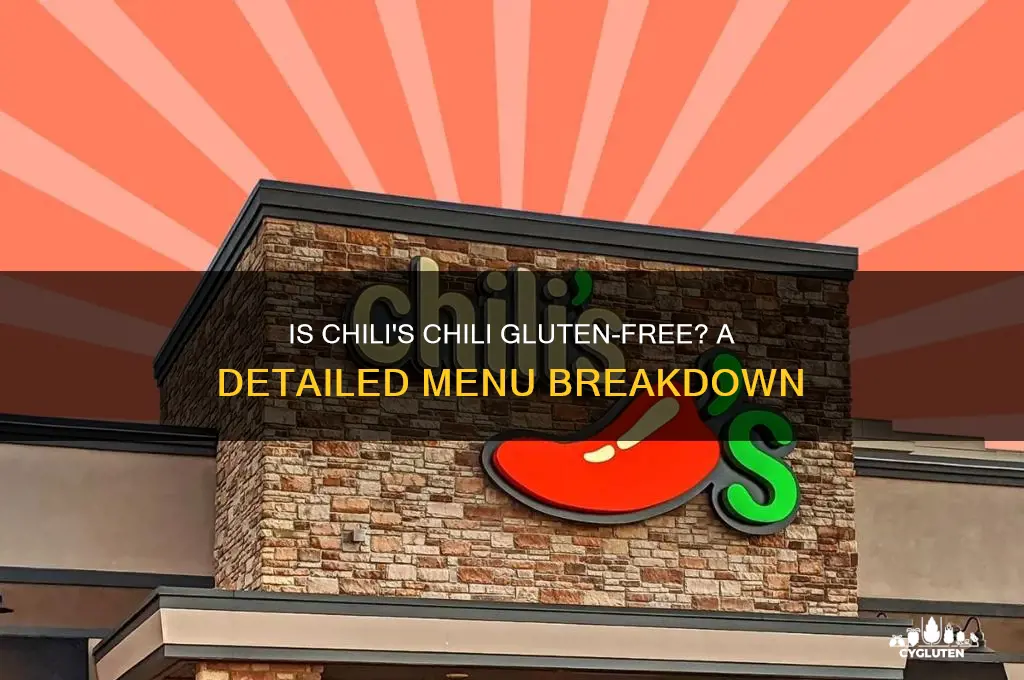 is chilis chili gluten free