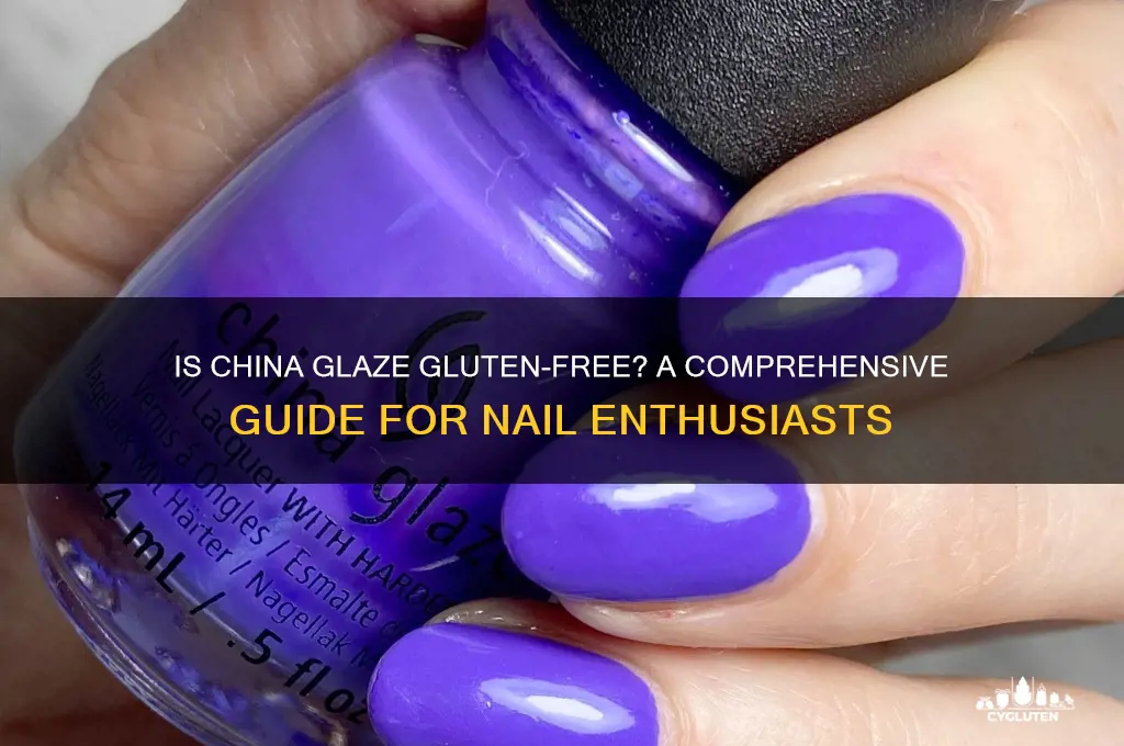 is china glaze gluten free