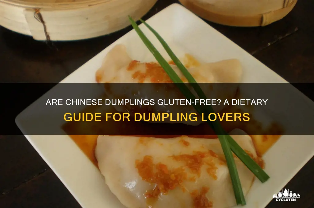is chinese dumplings gluten free