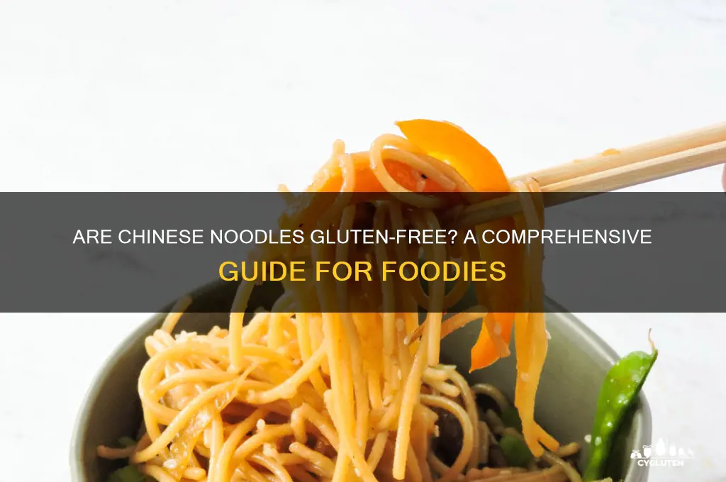 is chinese noodles gluten free