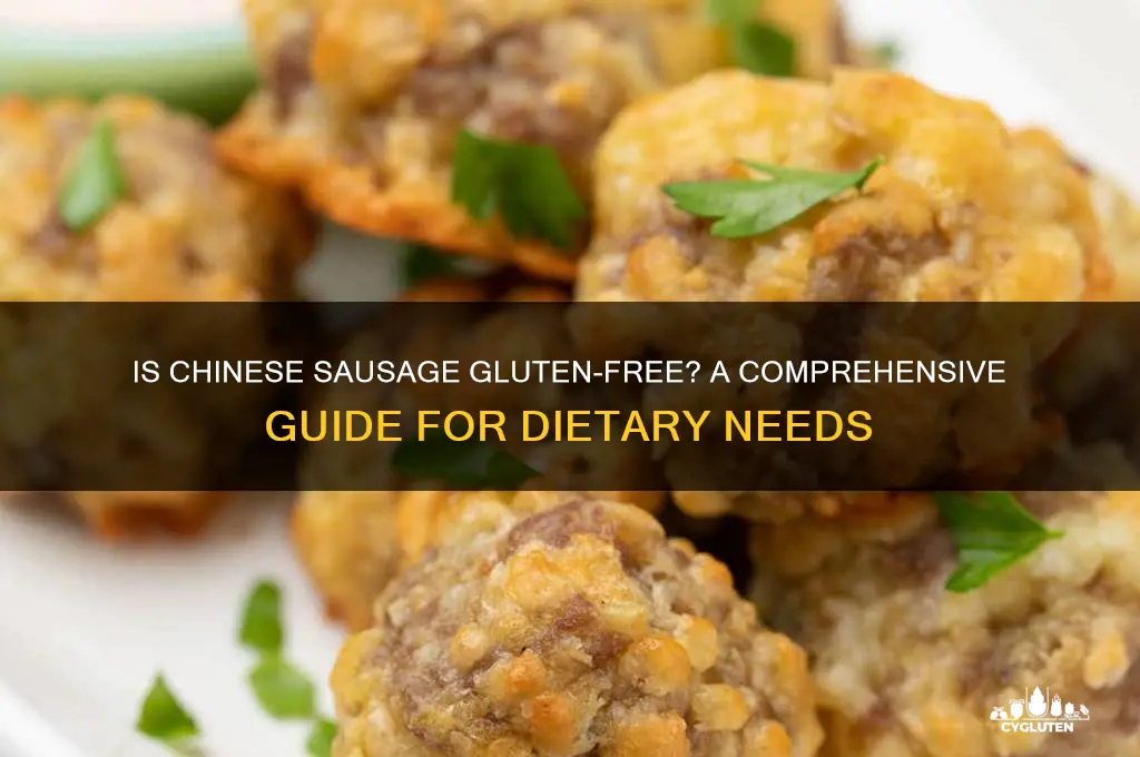 is chinese sausage gluten free