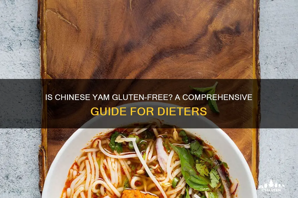 is chinese yam gluten free
