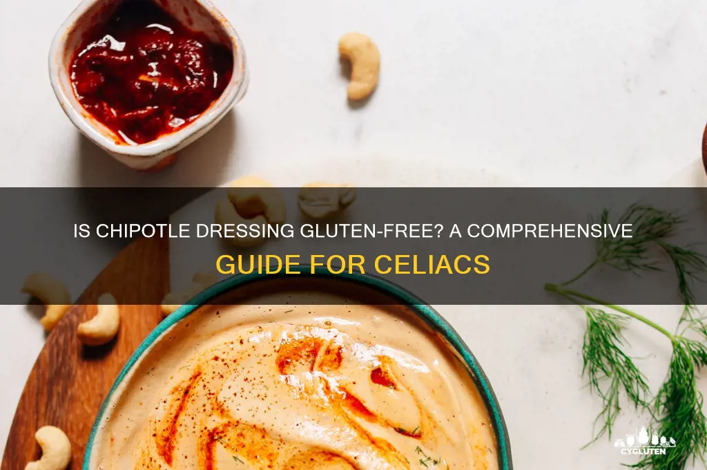 is chipotle dressing gluten free