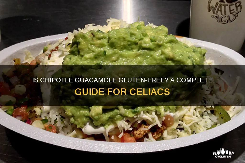 is chipotle guac gluten free
