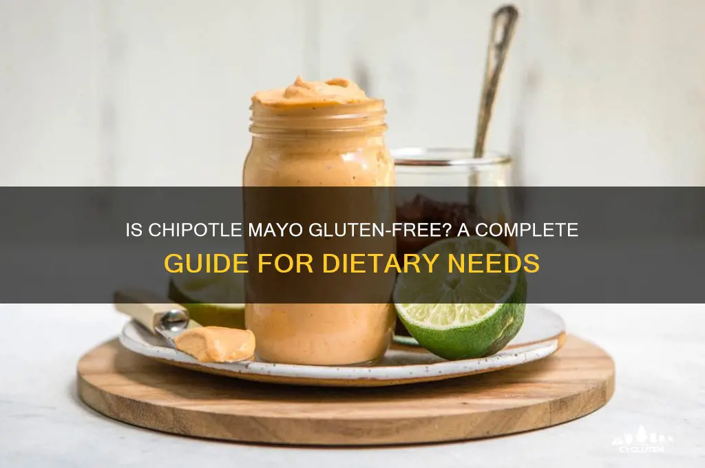 is chipotle mayo gluten free