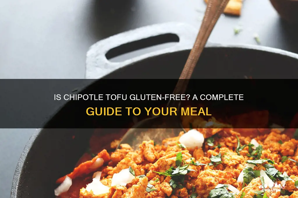 is chipotle tofu gluten free