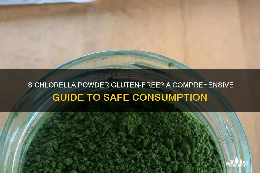is chlorella powder gluten free
